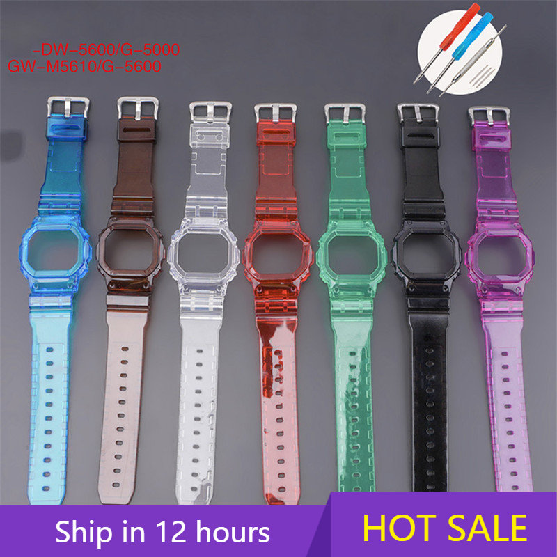 Casio Watch G-Shock Dw-5600 - Resin Watch Strap+Case for Casio G-Shock