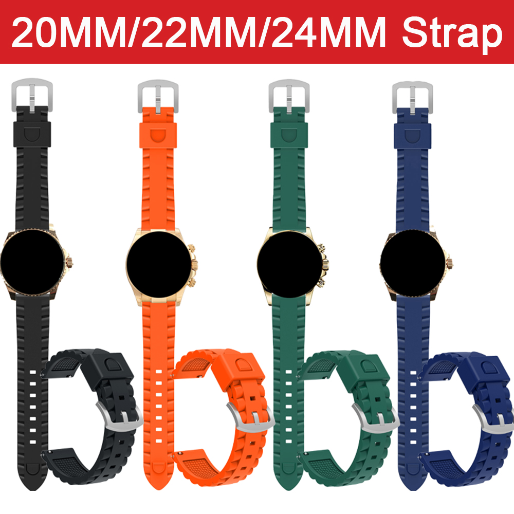 Soft Silicone Strap For 20mm 2 - Silicone Watch Band 22Mm ulasan dan harga