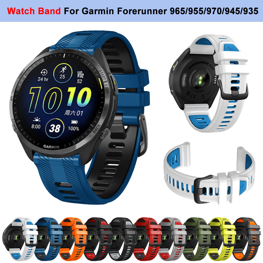 For Garmin Forerunner 965 955  - Silicone Watch Band 22Mm ulasan dan harga