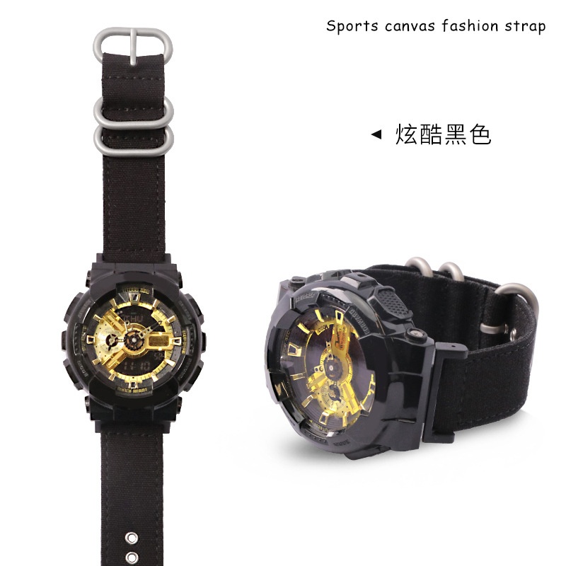 16mmCotton Canvas Nylon Replac - Casio Watch G-Shock Dw-5600 ulasan dan harga