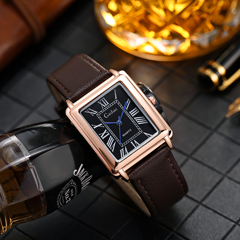 New Fashion Luxury Designer Re - Leather Watch Band Men ulasan dan harga