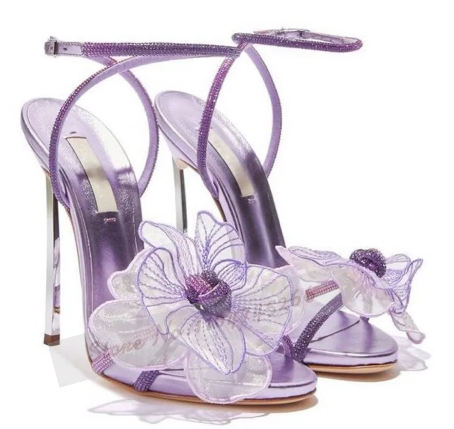 Silver Metal Blade Heel Fairy  - Mesh Strap Metal ulasan dan harga