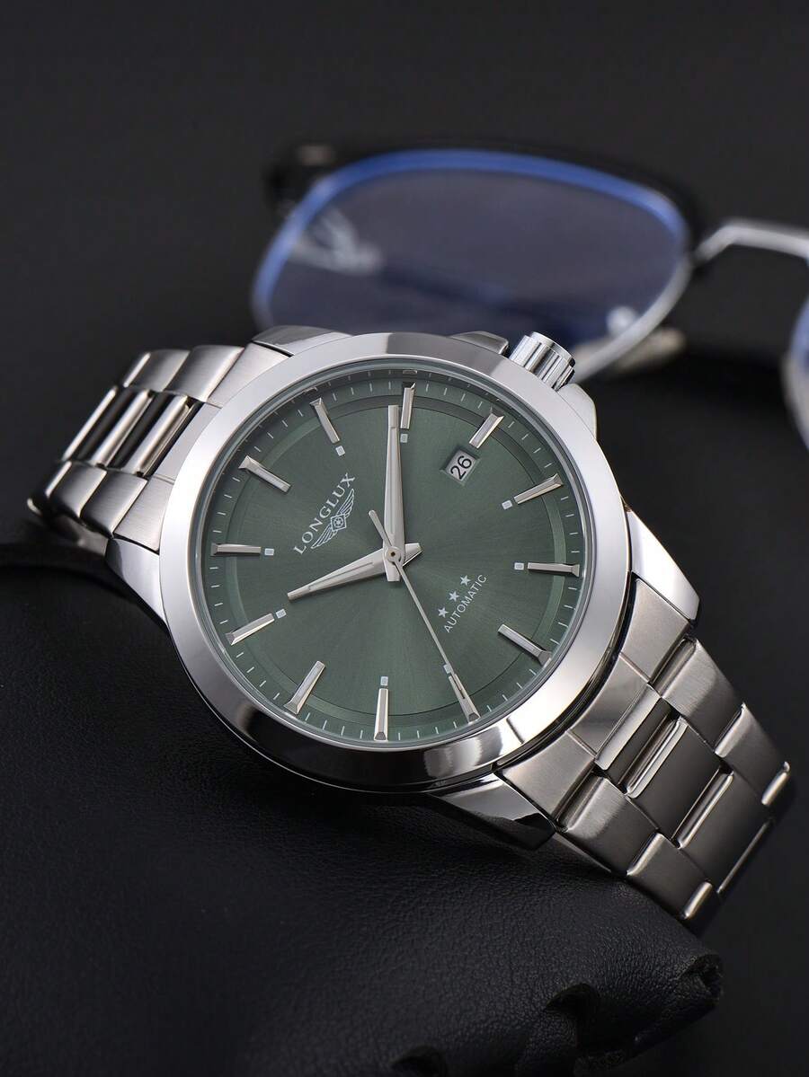 LONGLUX 1pc Men's Automatic Me - Butterfly Clasp Deployant ulasan dan harga