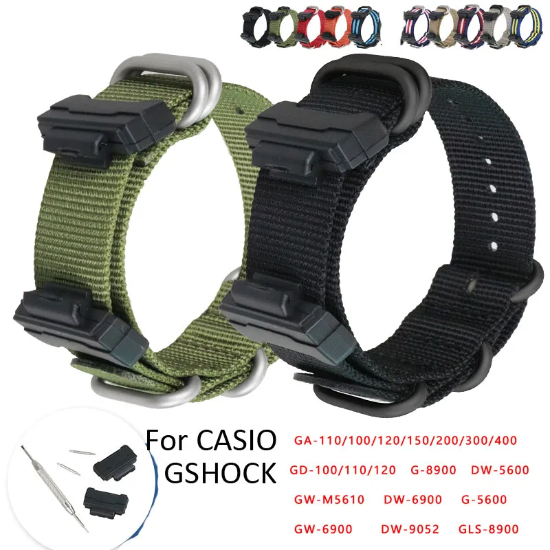 Nylon Watch Band for Casio G-S - Casio Watch G-Shock Dw-5600 ulasan dan harga