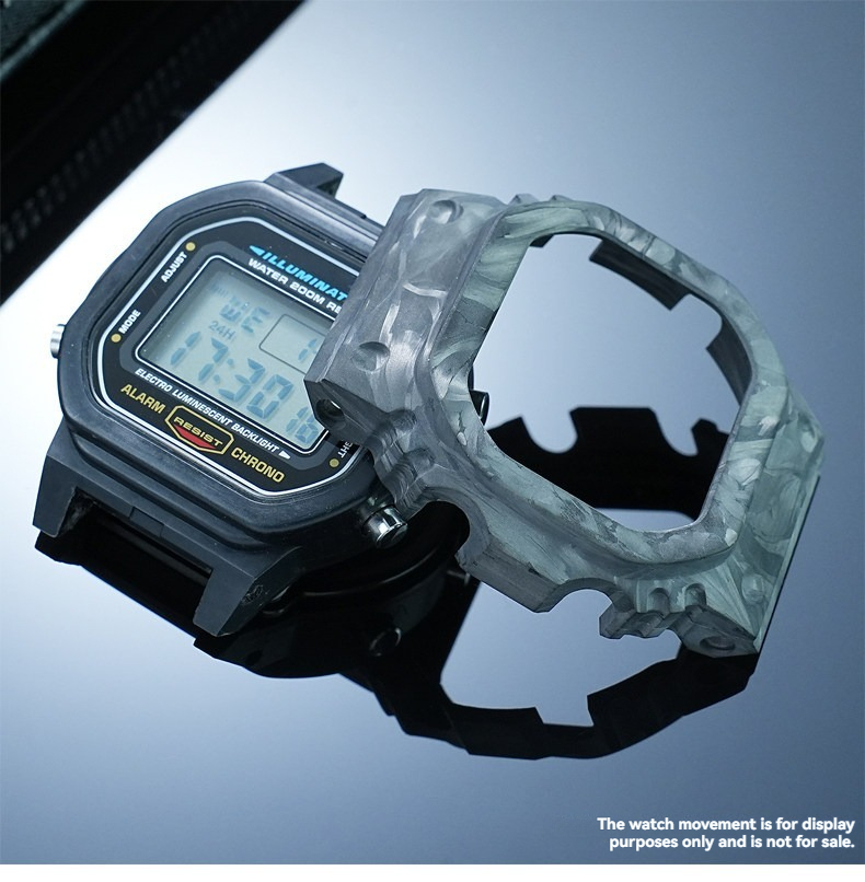 Carbon Fiber Modified Watch Ca - Casio Watch G-Shock Dw-5600 ulasan dan harga