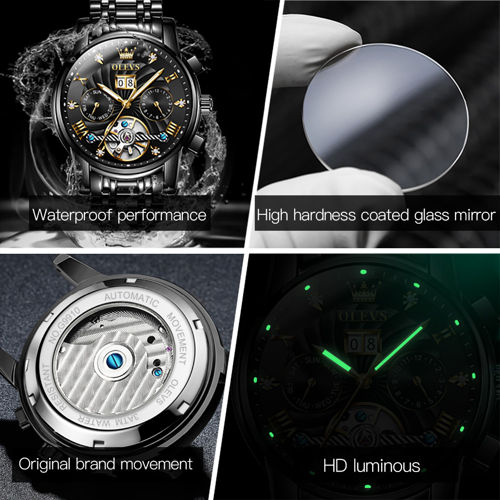 OLEVS Classic Men's Watches To - Rolex Watch Daytona ulasan dan harga