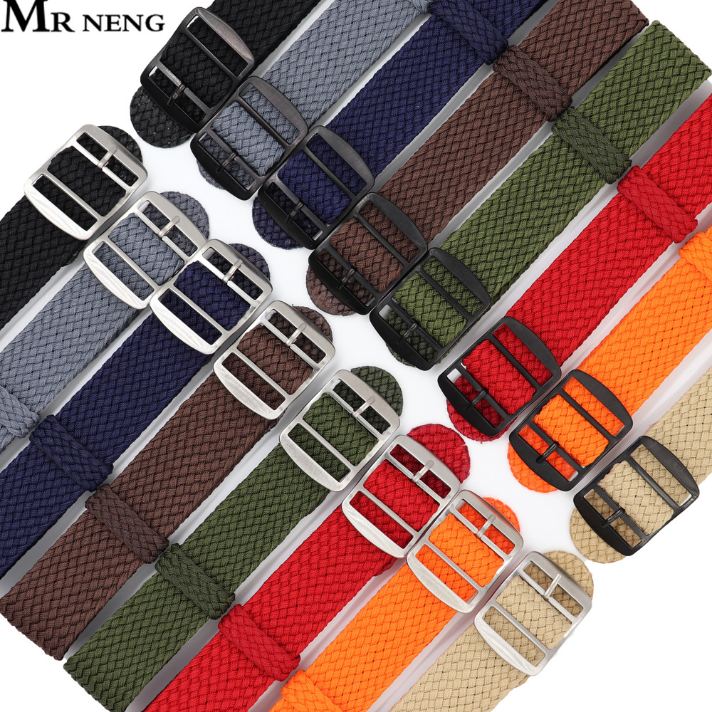 Watchband 18 20 22mm For Perlo - Perlon Strap Woven ulasan dan harga