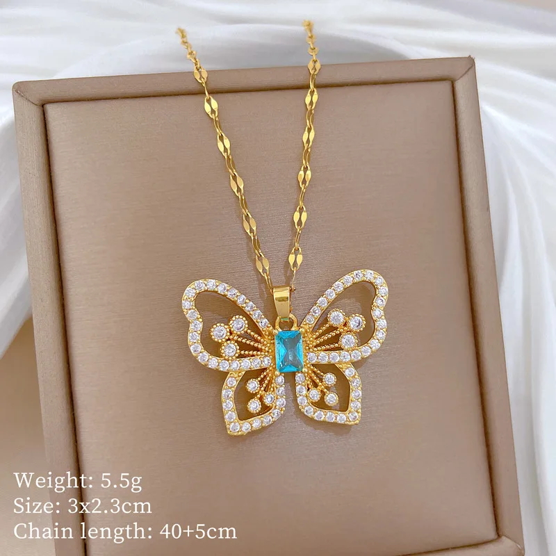 Fashionable High-End Butterfly - Butterfly Clasp Deployant ulasan dan harga