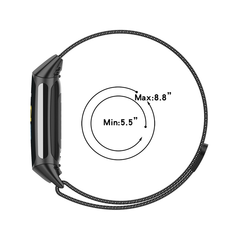Metal Band For Fitbit Charge 5 - Mesh Strap Metal ulasan dan harga
